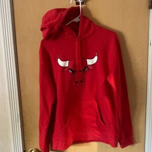 Fanatics Chicago Bulls Mens Red Hoodie